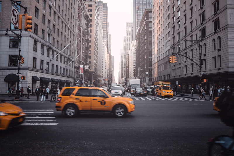 symbol, manhattan, urban, photography, land vehicle, empirestate, nyc, avenue, road, mode of transportation, building exterior, running, traffic, motion