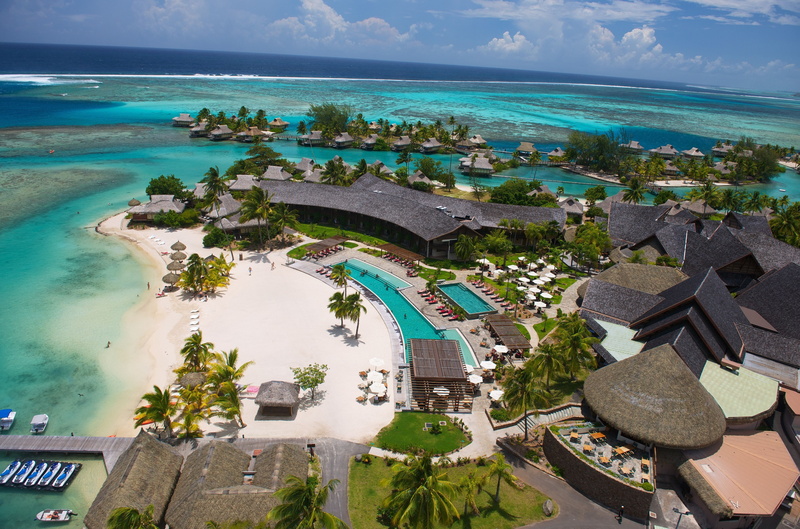 4K, intercontinental moorea resort 4k cool desktop