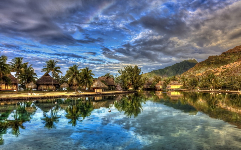 1080P, landscapes, moorea