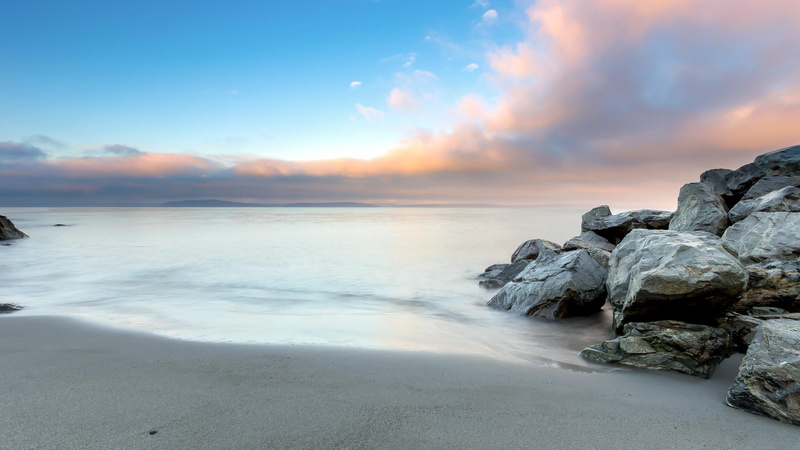 sunrise, nature, 2K, soft, beaches, nature and landscapes, beach