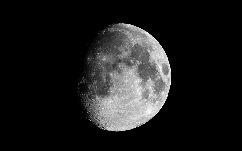 720P, moons, hd, space, Waxing, Moon, art