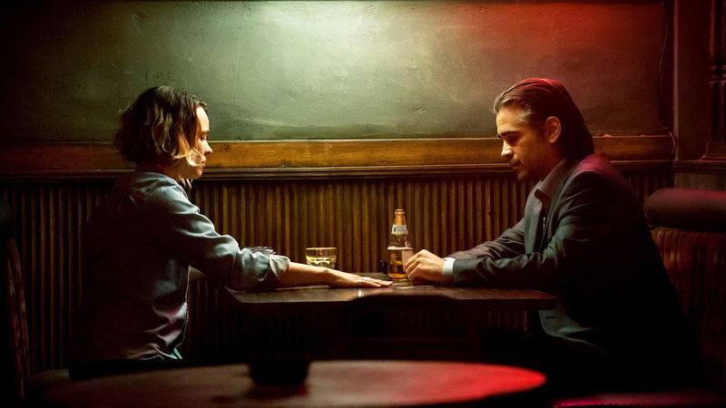 two people, togetherness, face to face, Rachel Mcadams, 1080P, TV Show, adult, True Detective, couple - relationship, heterosexual couple, table, Colin Farrell