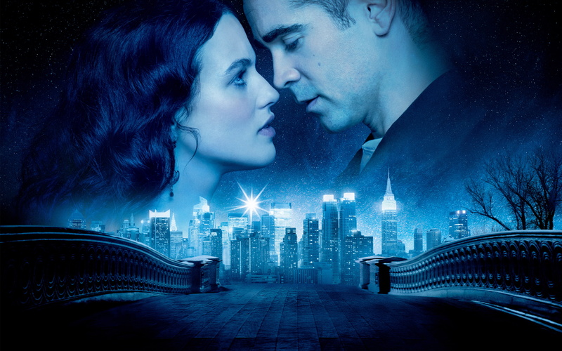 Peter Lake, Colin Farrell, Jessica Brown Findlay, Winters Tale, Beverly Penn, Movie, 2K, Brown Findlay