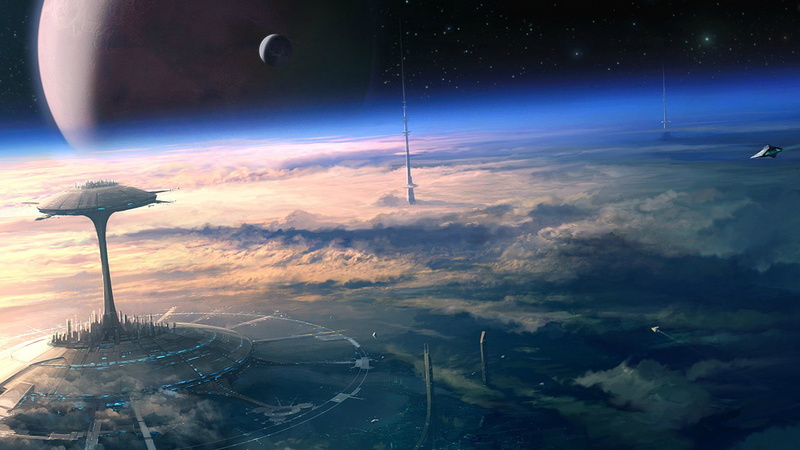 cloudscape, high, dark, space, fantasy, communication, digital composite, cloud - sky, season, transportation, heaven, atmosphere, outdoor, peace, built structure