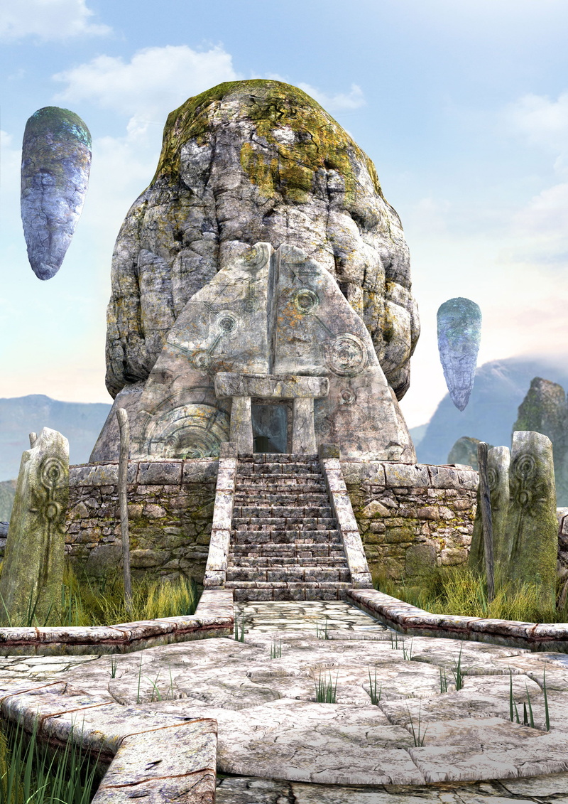 religion, Myst, the past, sky, history, landscape, cloud - sky, Myst: Revelation, craft, tourism, video games, art and craft, outdoors, scenics - nature