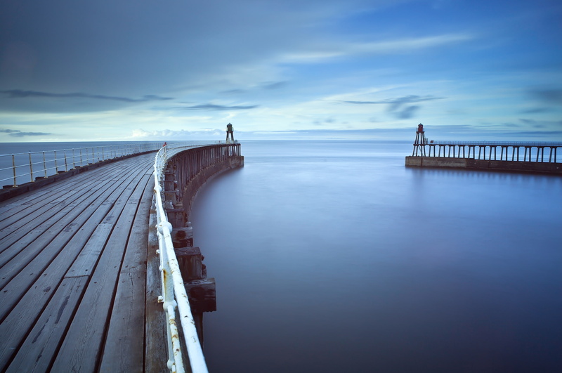 pier, boards, water smooth surface, mooring, 2K, sea