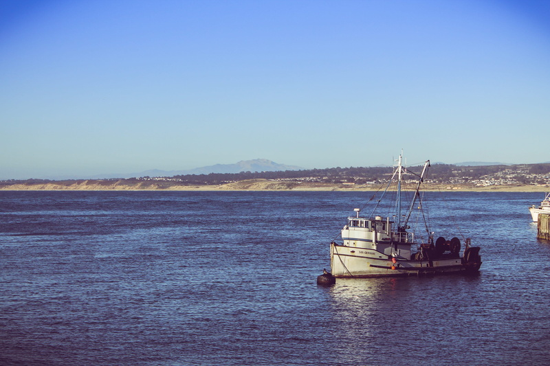 nautical vessel, sky, california, no people, 4K, nature, anchored, sailboat, copy space, tranquil scene, boat, mountain, passenger craft, transportation