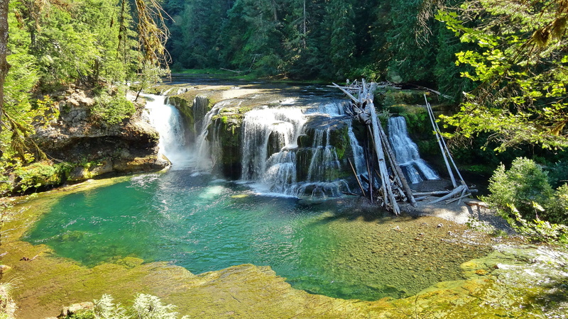 rock, plant, beauty in nature, land, forest, 5K, long exposure, no people, water, day, falls, gifford, lewis, states, nature, cascading, green color