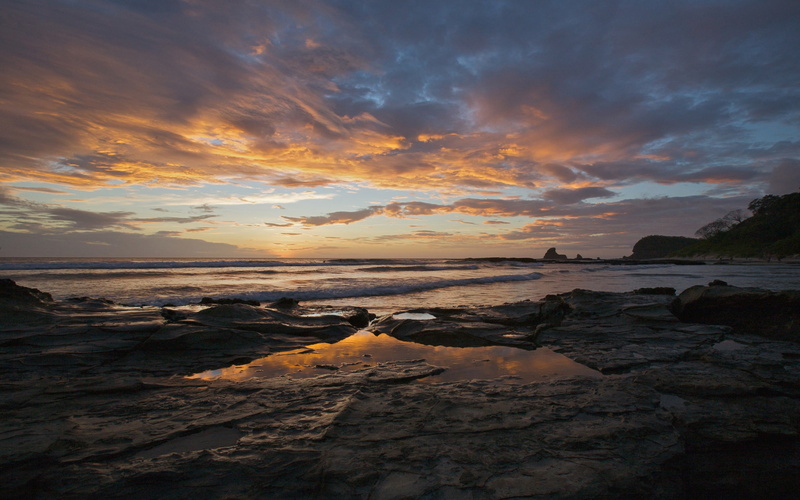 ocean, clouds, nature, nicaragua, 2K, beach, maderas