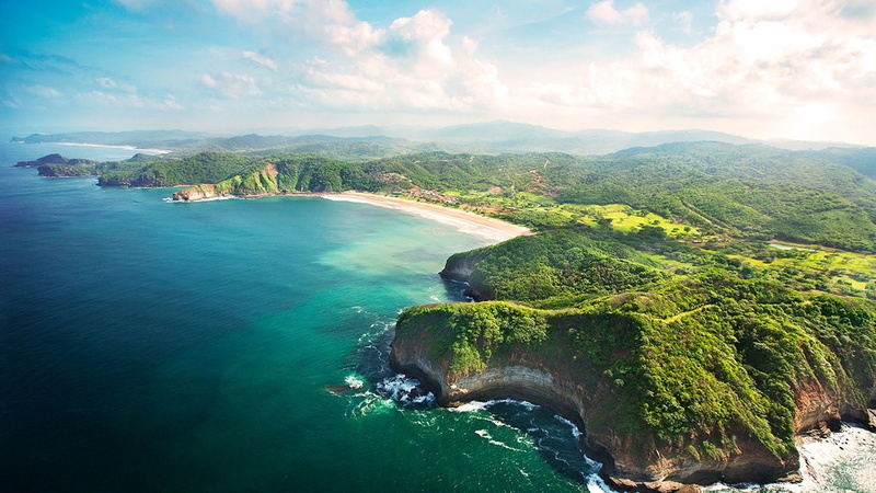 Nicaragua, Coastline, Ocean, Landscape, 720P, Earth, Sea