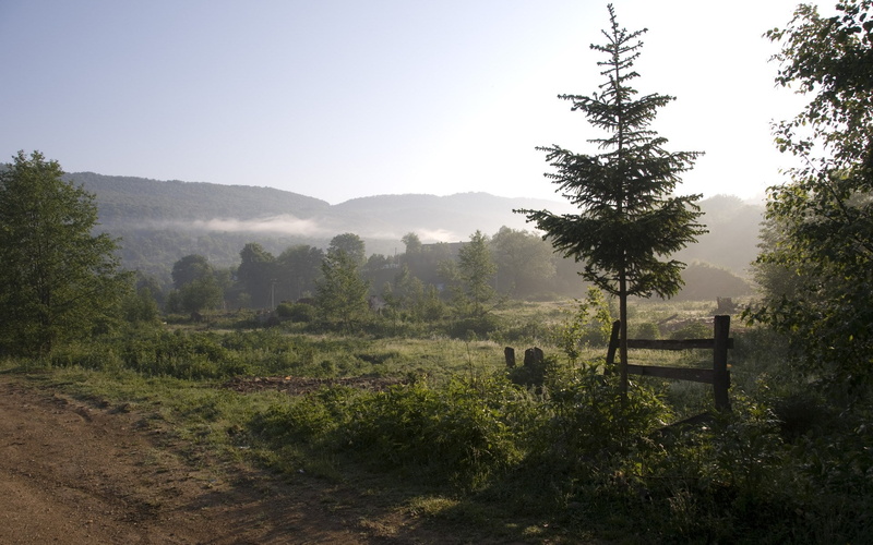 sky, fog, beauty in nature, no people, non-urban scene, scenics - nature, environment, tranquility, field, full hd nature  1080p desktop  1920x1200, mountain