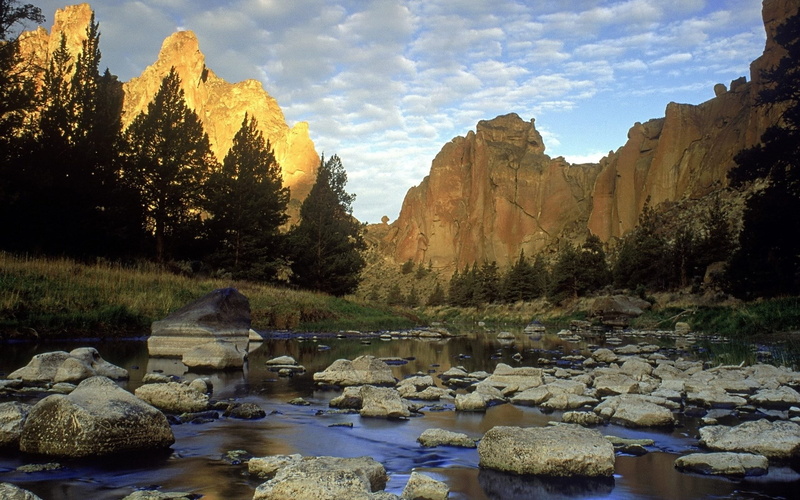 scenics - nature, rock formation, flowing water, rock, flowing, nature, mountain, lake, tranquil scene, full hd nature backgrounds 1920x1200, outdoors