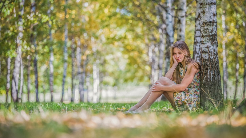 1080P, happiness, outdoors, one person, leisure activity, young adult, positive emotion, young women, sitting, portrait, smiling, hair, relaxation, pc  girl 1920x1080