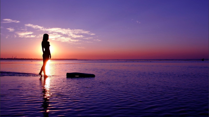 reflection, sky, vacations, scenics - nature, holiday, women, pc  nature hd pictures 1920x1080, horizon over water, tranquility, beauty in nature, horizon