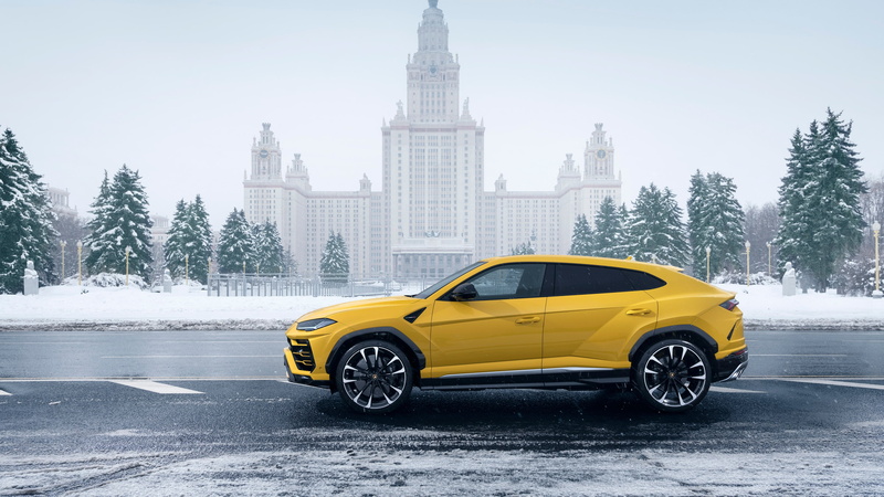 2018, Urus, Lamborghini, Moscow, 4K, MSU