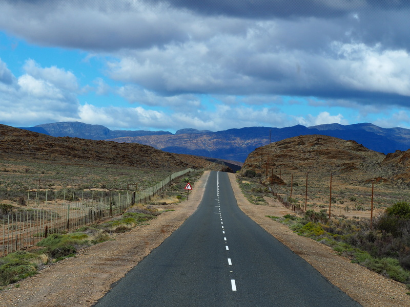 Africa, way, mountain, marking, nature, azure sky, the way forward, outdoors, 4K, asphalt, dirt road, gravel, scenics - nature, dividing line, Tuinroute