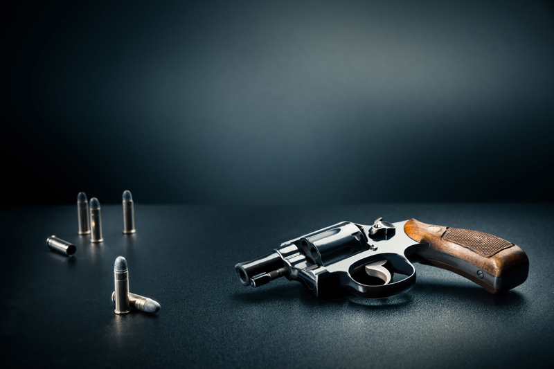 bullet, social issues, ammunition, sign, 5K, bokeh, close-up, multiply, Sandamp;W M10, brown, middle, weapon, safety, handgun, threats, protection, cartridges