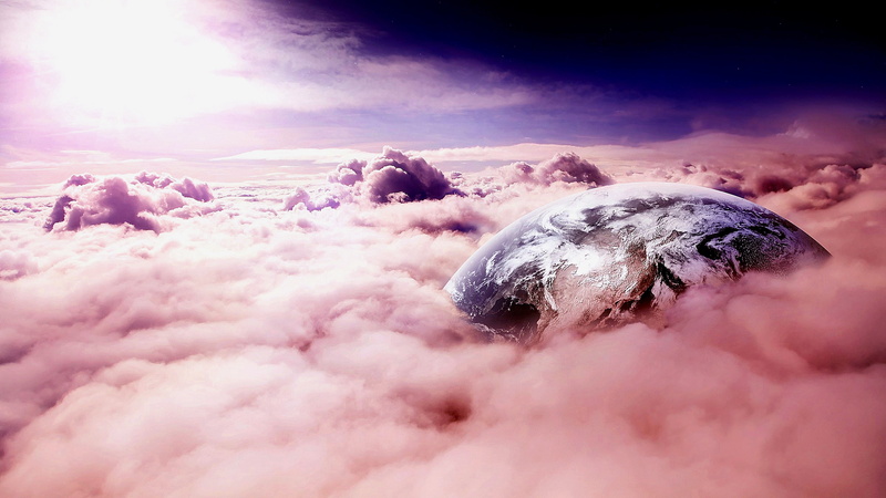 cloud, sky, landscape, earth, 4K, space art, atmosphere, atmosphere of earth, clouds