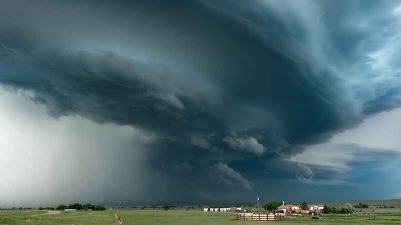 cumulus, outdoors, torrential rain, 1080P, wind, storm cloud, bad weather, sky, plain, warning sign, natural disaster, wet, beauty in nature, meteorological phenomenon