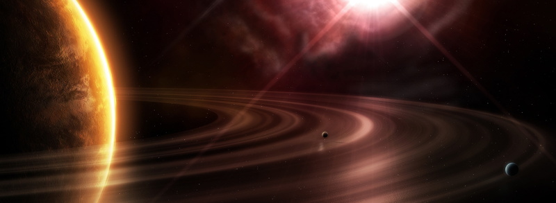 panoramic, nature, backgrounds, motion, saturn, meteorology, monitor, lens flare, sky, star - space, shape, dark, glowing, light - natural phenomenon, night