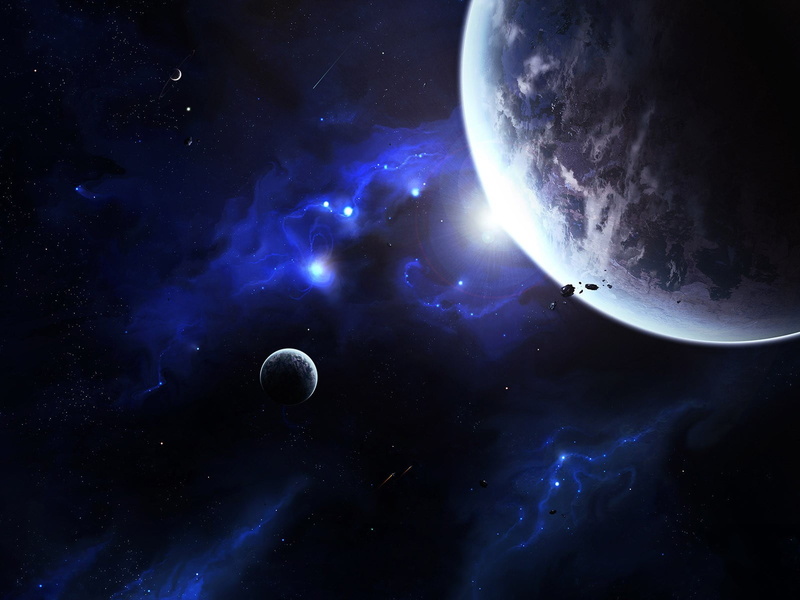 light, outdoors, galaxy, black, planet - space, meteorology, sky, futuristic, no people, led, dark, glowing, white, light - natural phenomenon, 720P, sphere