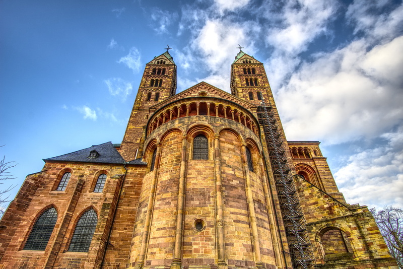 no people, contrast, arch, nature, travel destinations, germany, low angle view, hdr, building exterior, 5K, unesco, belief, faith, day, believe, places of interest