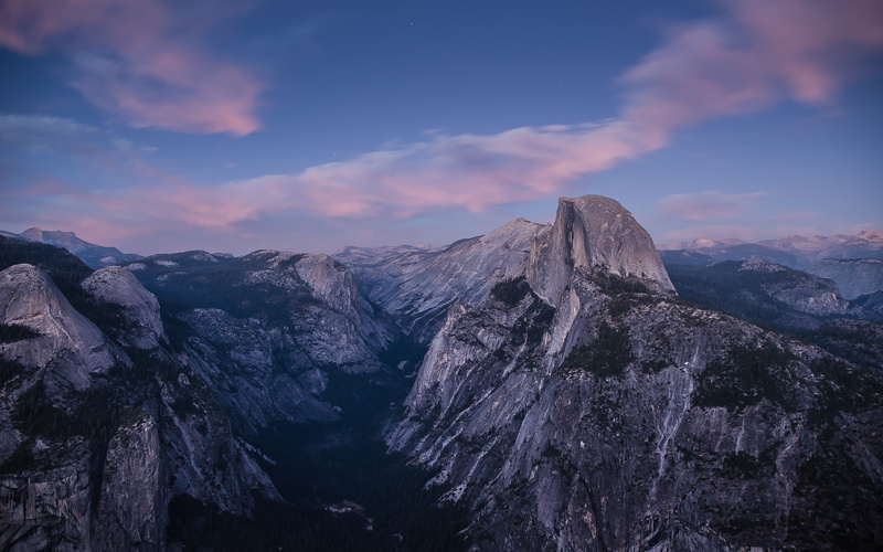 Glacier Point, California, 2K, Yosemite National Park, State California, USA