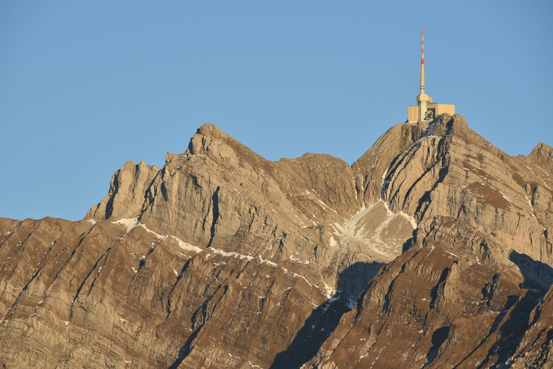 alpstein, tourism, architecture, land, sky, arid climate, säntis, landscape, solid, mountain, rock - object, switzerland säntis, mountain range, no people