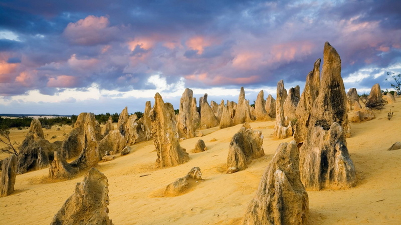 National Park Nambung, Pinnacles, 1080P, desert, Australia