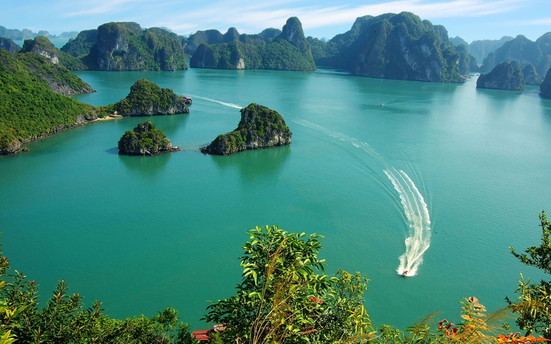ha, bay, vietnam, long, 2K