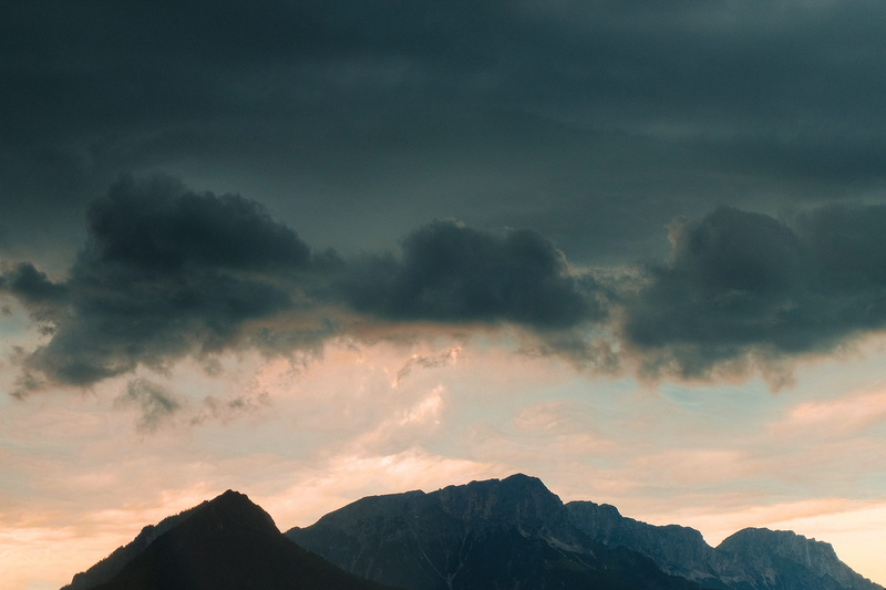 dramatic cloud, cloud, cloud - sky, mountain peak, mountain, sunrise, rain, alp, environment, outdoors, white, nature, tranquility, 4K, idyllic, nationalpark