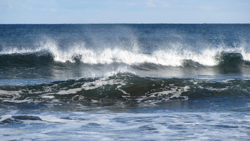 water, ocean, spray, 1080P, drops, sea, waves, sea - ocean
