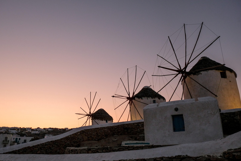 sunrise, molino de viento, horizon, building exterior, turbine, three, europe, sustainable resources, built structure, cloudy, building, environment, architecture