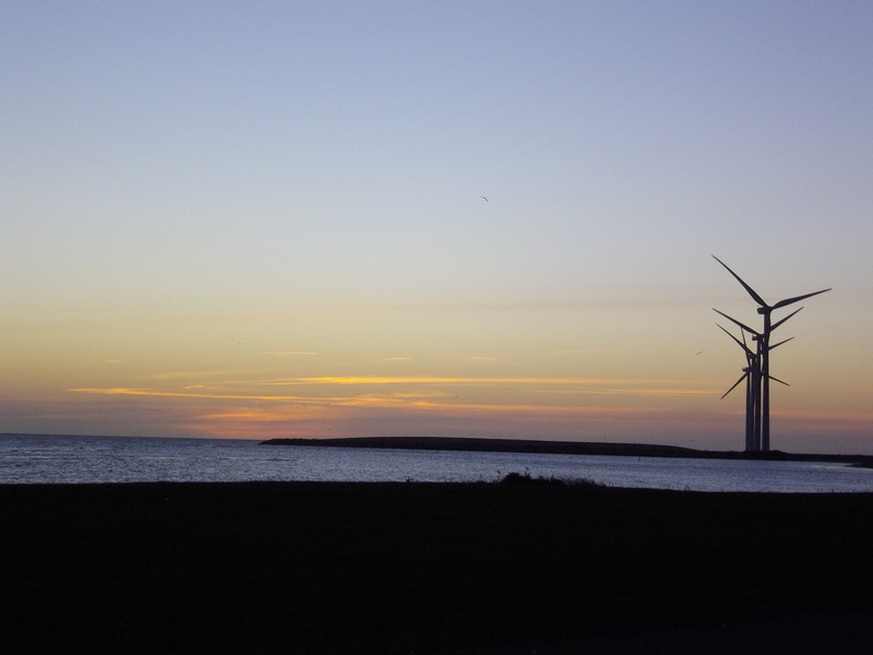 alternative, clean, sky, sunset, beach, blade, blue, Background, windmill, generator, fuel and power generation, environment, ecology, beauty in nature