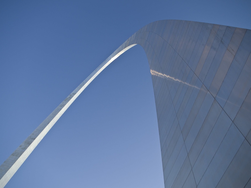 america, neo-expressionist, tourism, arch, day, bridge, copy space, mississippi, landmark, nature, 1080P, metal, structure, memorial, gateway to the west