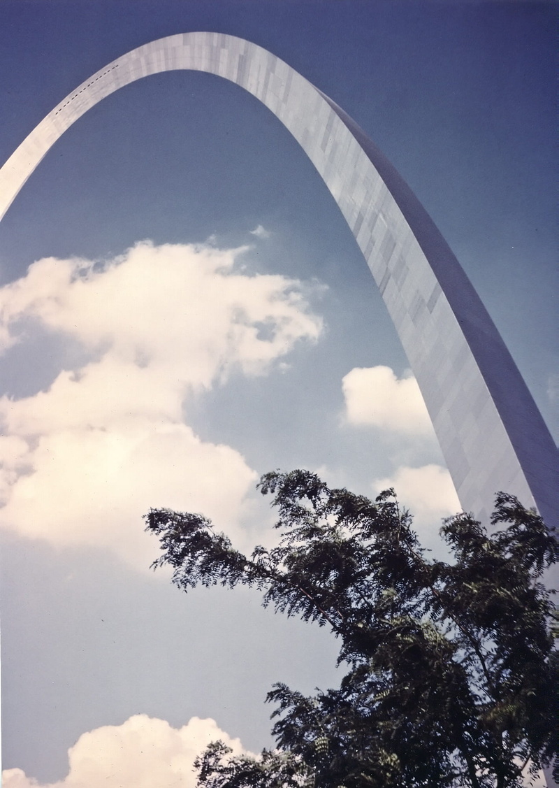 day, scenics - nature, metal, arch, built structure, architecture, sky, Gateway, beauty in nature, arch bridge, arched, tree, Arch, expansion, plant, 1080P