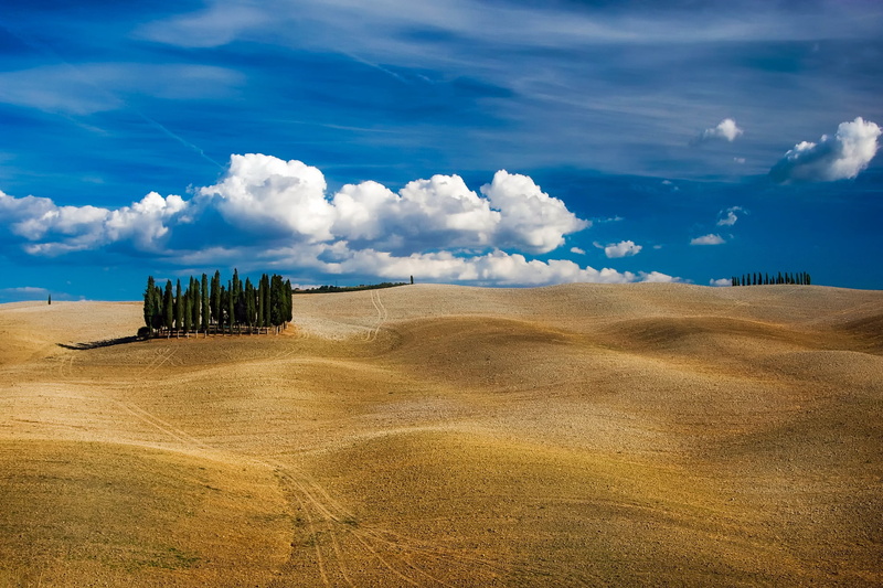 environment, tranquil scene, no people, architecture, outdoors, scenics - nature, field, 1080P, tuscany, agriculture, scenic, sky, day, sand, middle, nature