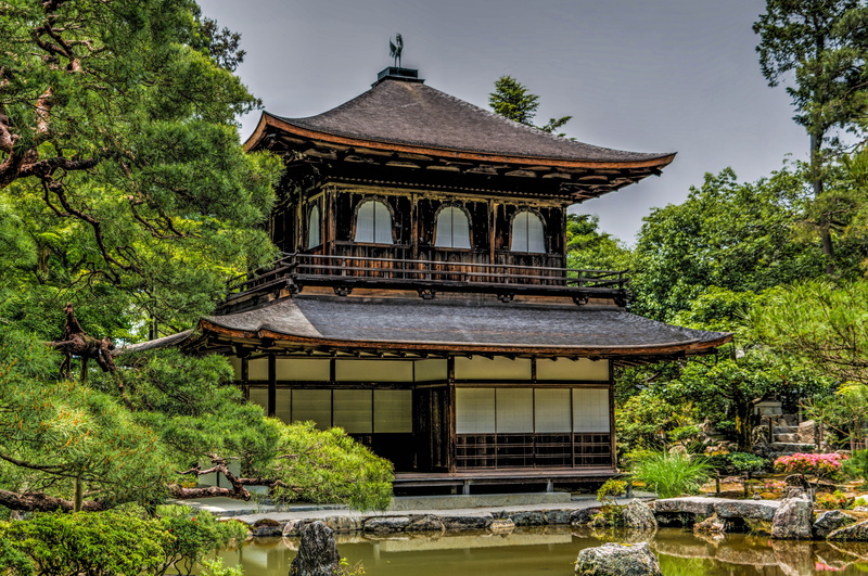 ancient, Home, Famous, ginkaku-ji, architecture, building, domain, asia, 5K, garden