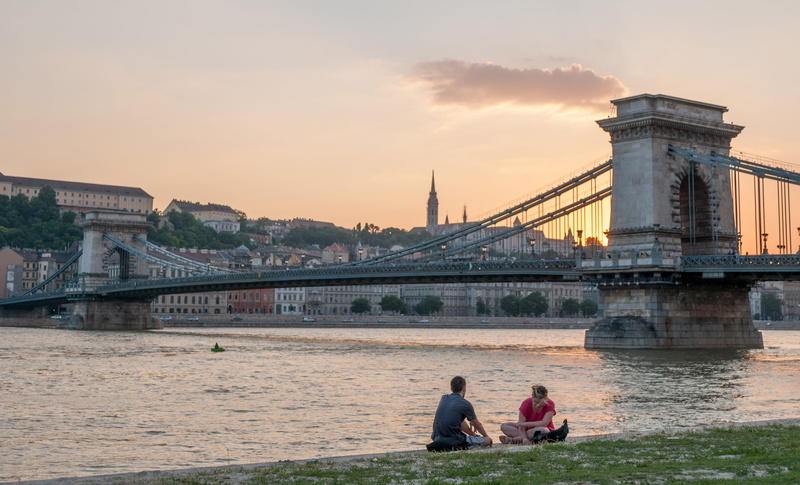 two people, chain, Dusk, photos, europe, thames River, connection, castle, positive emotion, people, Castle Hill, built structure, bridge - Man Made Structure