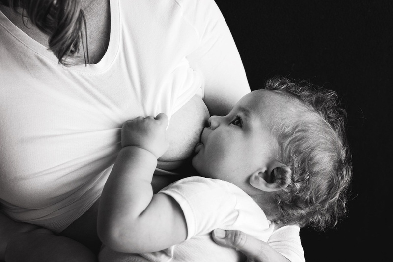 females, real people, young, childhood, photography, human arm, indoors, cute, grayscale, innocence, breastfeeding, mother, toddler, baby, family, motherhood