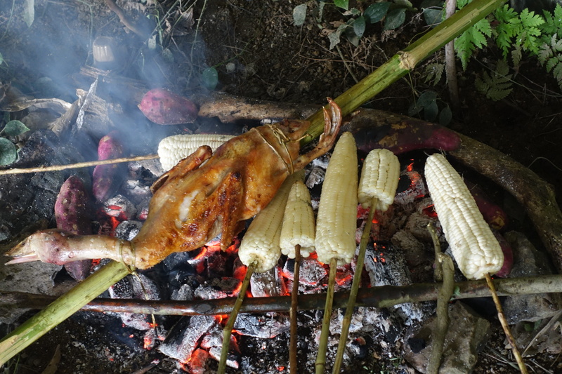 barbecue, bonfire, food, smoke - physical structure, preparing food, close-up, meat, outdoors, freshness, 5K, no people, fire - natural phenomenon, preparation