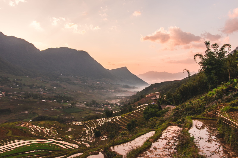 sun, landscape, tranquility, environment, road, scenics - nature, sunset, idyllic, mountain, sky, cloud - sky, tree, sunrise, mountain range, transportation