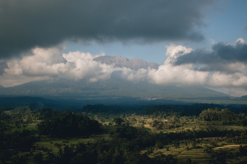 outdoors, tranquil scene, tranquility, ricefields, cloud - sky, mountain range, scenery, clouds, landscape, bali, plateau, beauty in nature