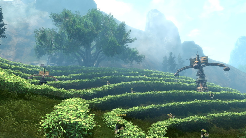 landscape, nature, farm, outdoors, mountain, crop, plant, PC gaming, sunlight, environment, growth, gardening, tree, agriculture, beauty in nature, rural scene