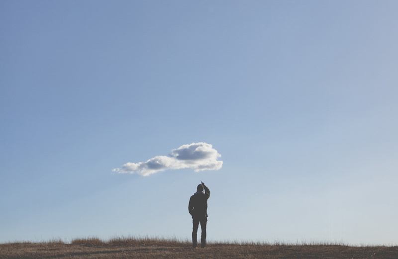 nature, beauty in nature, 1080P, man, leisure activity, cumulus, lifestyles, day, cloud - sky, men, one person, real people, photography, rear view, field
