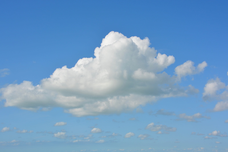 cloudscape, outdoors, multitude of droplets water, white cloud, blue sky, cumulus, sky, tranquility, clouds, 5K, cloud, scenics - nature, backgrounds