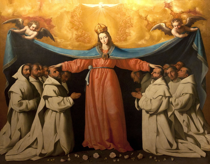 1655, Francisco de Zurbaran, 2K, The Omophorion Of The Mother Of God