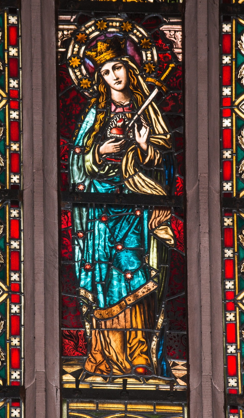 human representation, built structure, architecture, spirituality, window, stained glass, mother of god, building, art and craft, female likeness, christianity