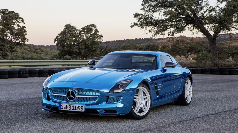 car, 1080P, Mercedes SLS