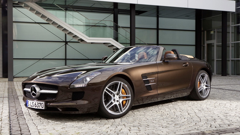 car, vehicle, supercars, Mercedes-Benz, Mercedes SLS, 1080P